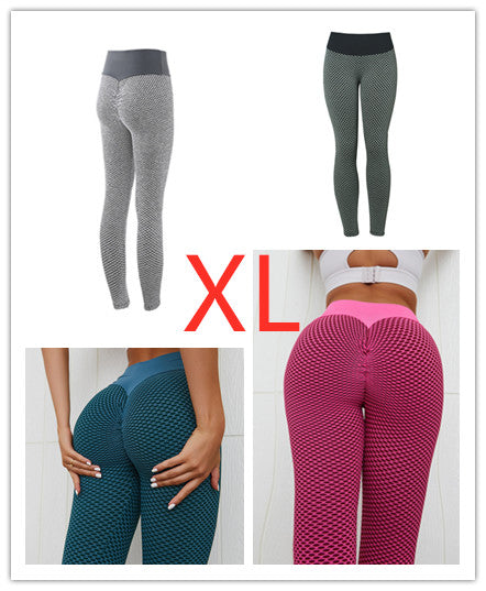 Plaid Leggings Fitness Yoga Pants