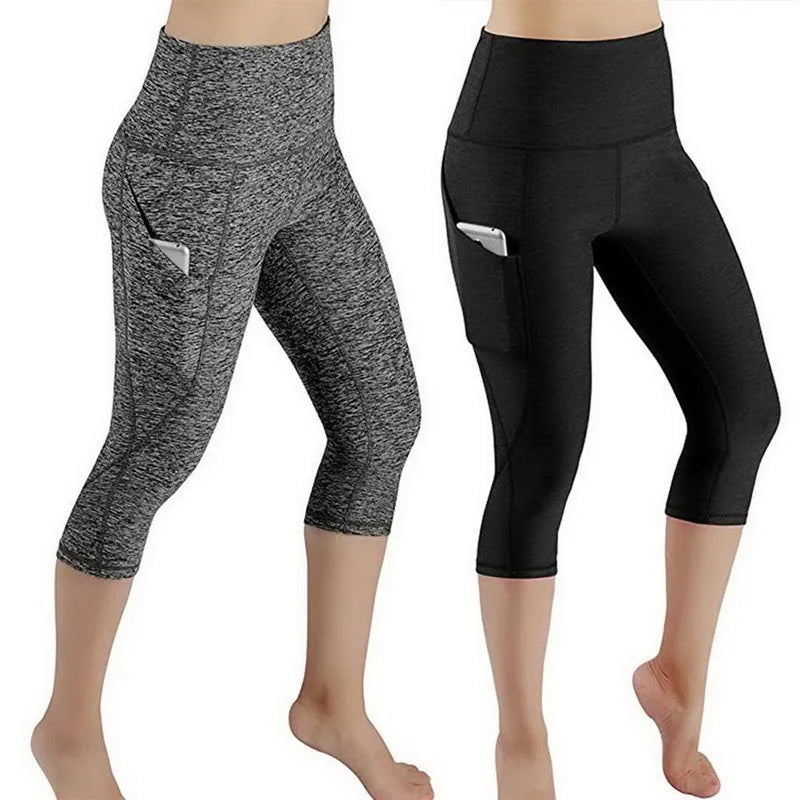 Sports Leggings With Pocket High Waist