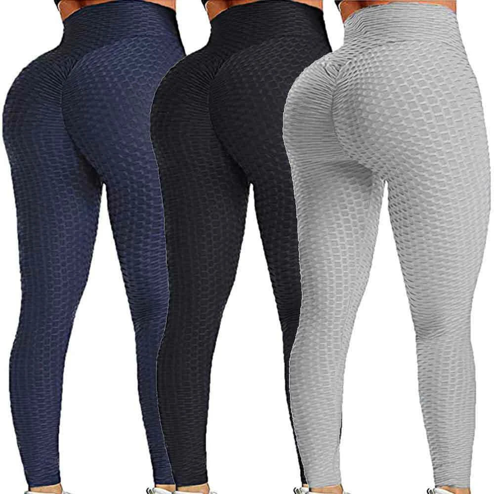 Textured Leggings High Waist