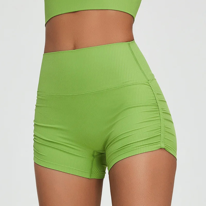 Pleated Sports Shorts