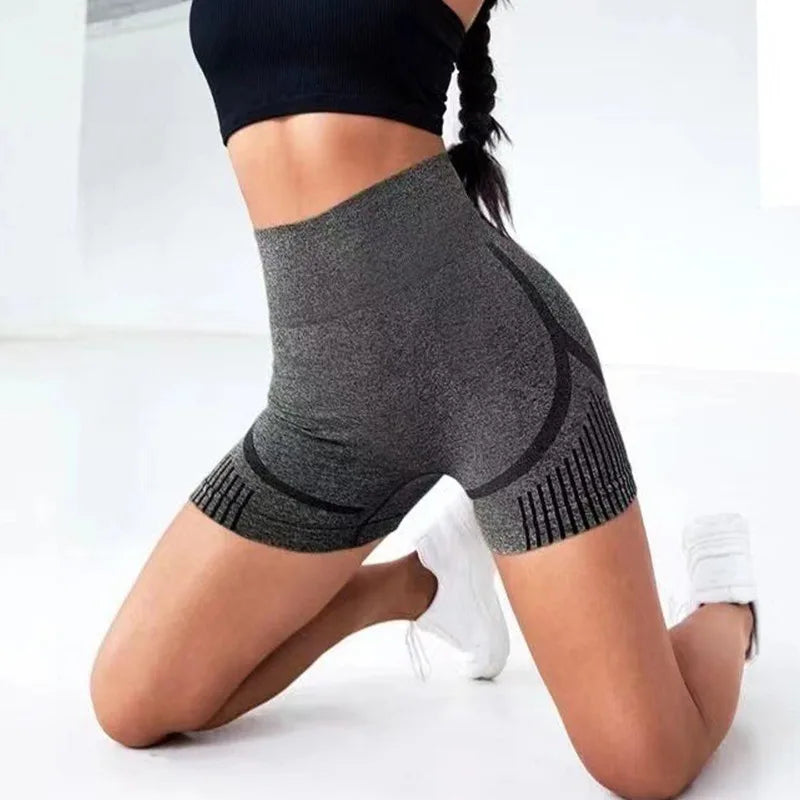 New Yoga Shorts Women Seamless Leggings High Waist