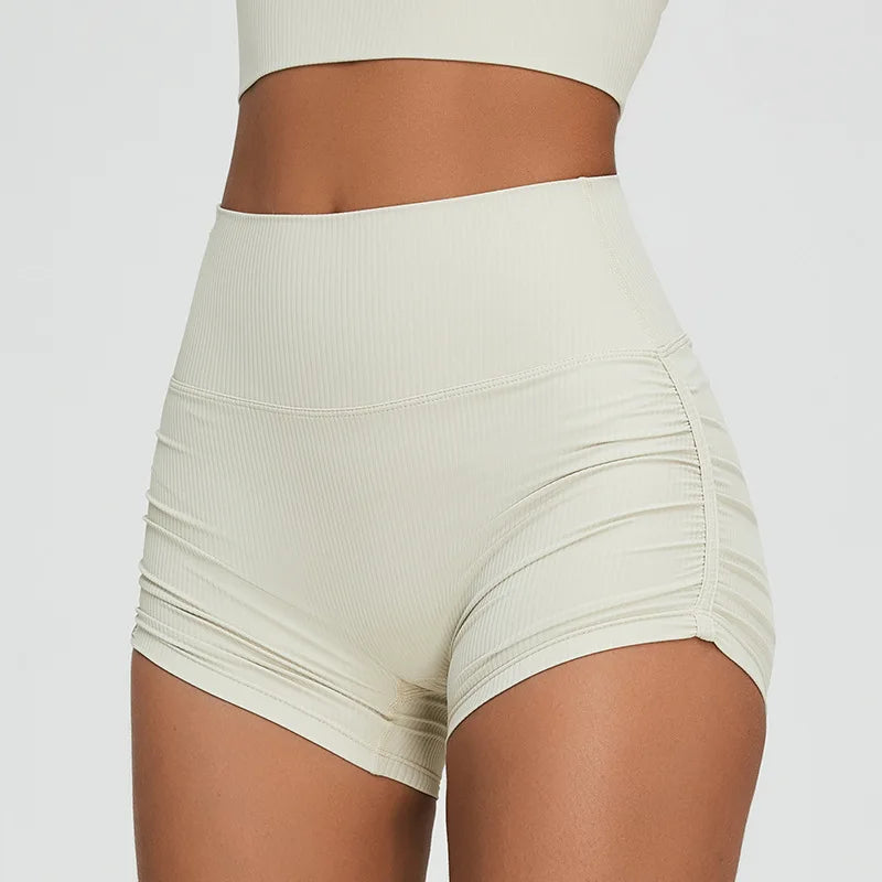 Pleated Sports Shorts