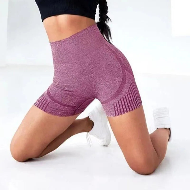 New Yoga Shorts Women Seamless Leggings High Waist